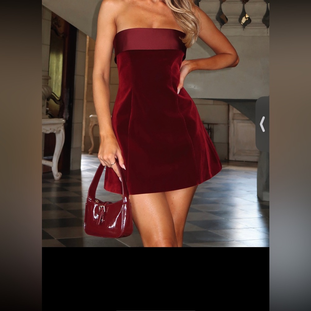 White fox dress super sexy cute night dress .